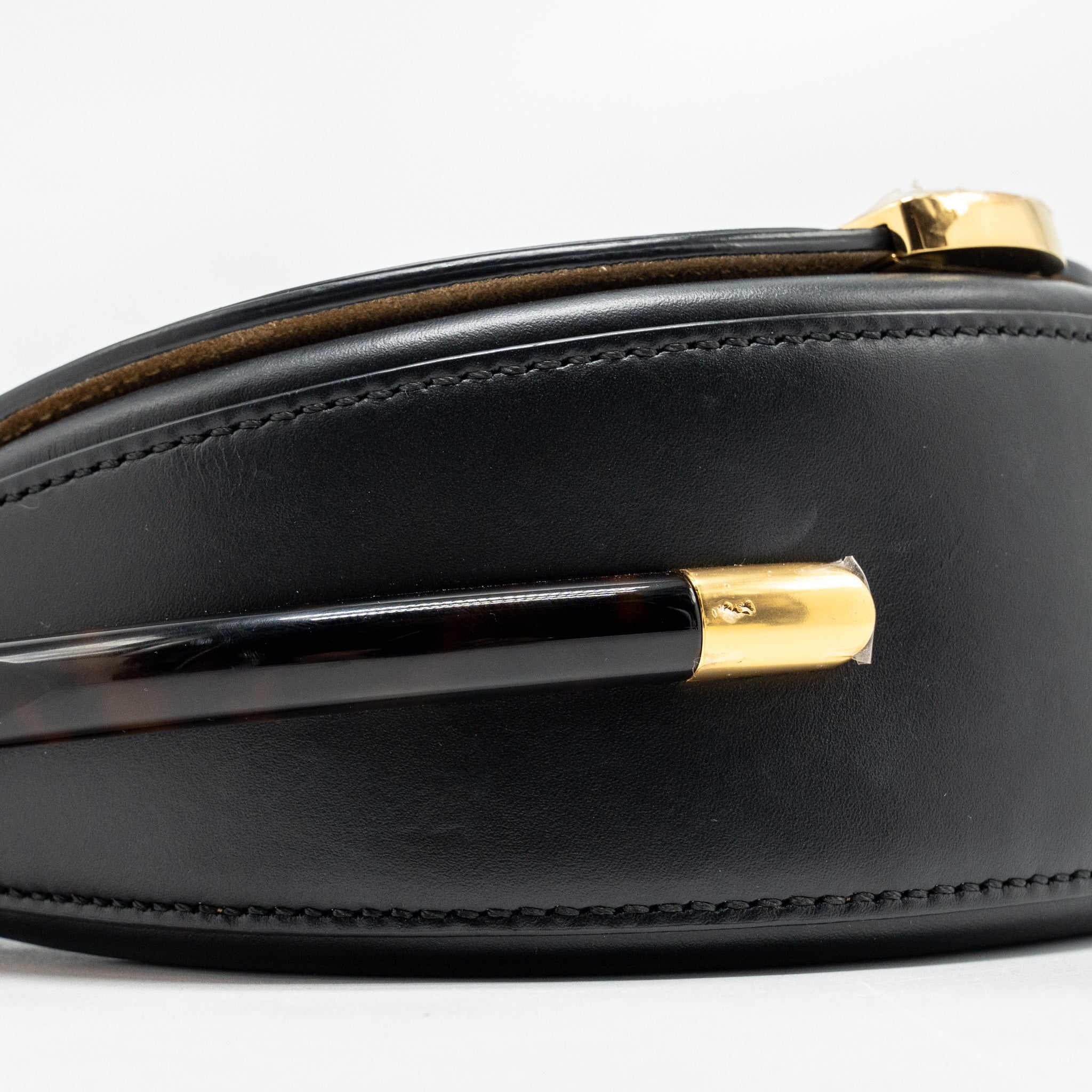 FENDI MOONLIGHT SHOULDER BAG CALFSKIN BLACK GHW