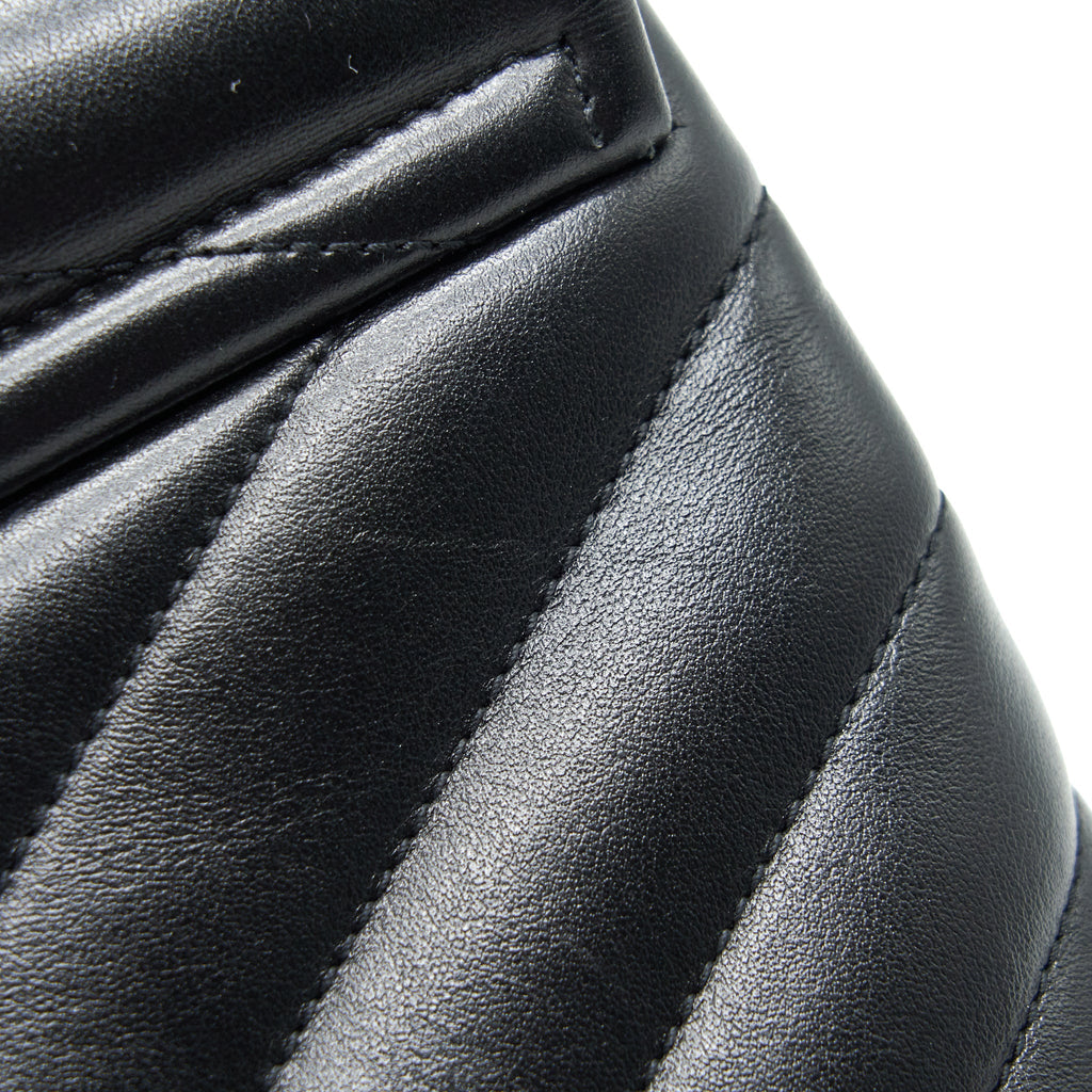 SAINT LAURENT / YSL LOU LOU IN BLACK SHW