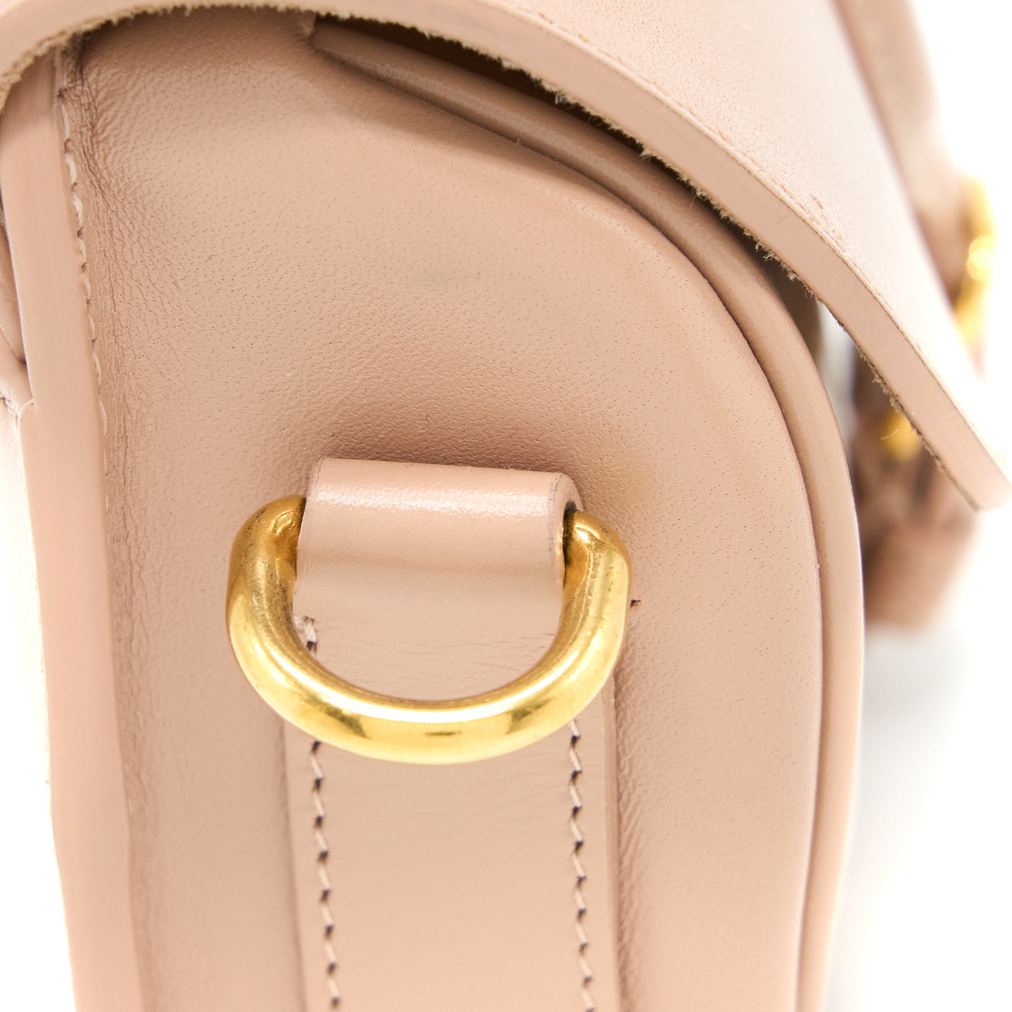 DIOR BOBBY EAST-WEST BAG BOX CALFSKIN LIGHT PINK GHW