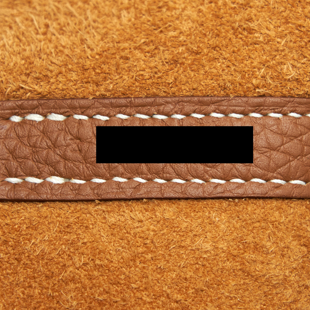 HERMES PICOTIN 22 LOCK BAG CLEMENCE GOLD / BLUE BRUME SHW