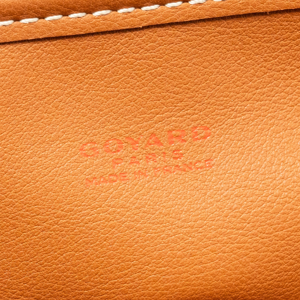 GOYARD MINI ANJOU TOTE GOYARDINE CANVAS/CALFSKIN TAN SHW