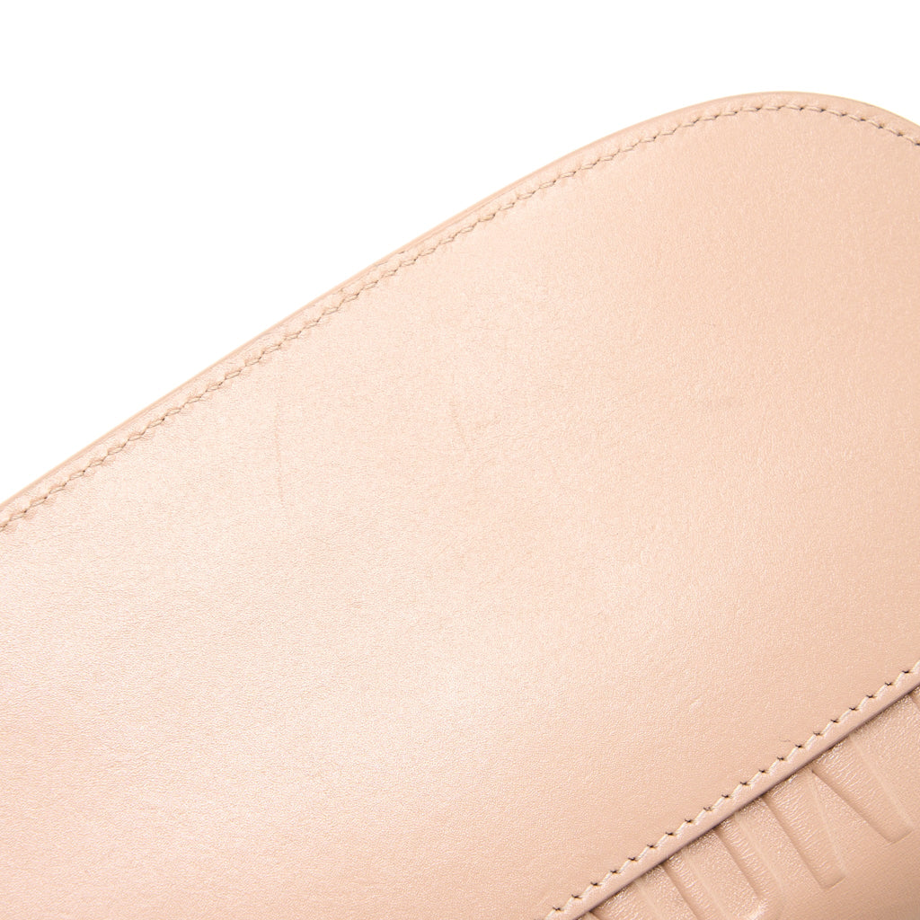 DIOR BOBBY EAST-WEST BAG BOX CALFSKIN LIGHT PINK GHW