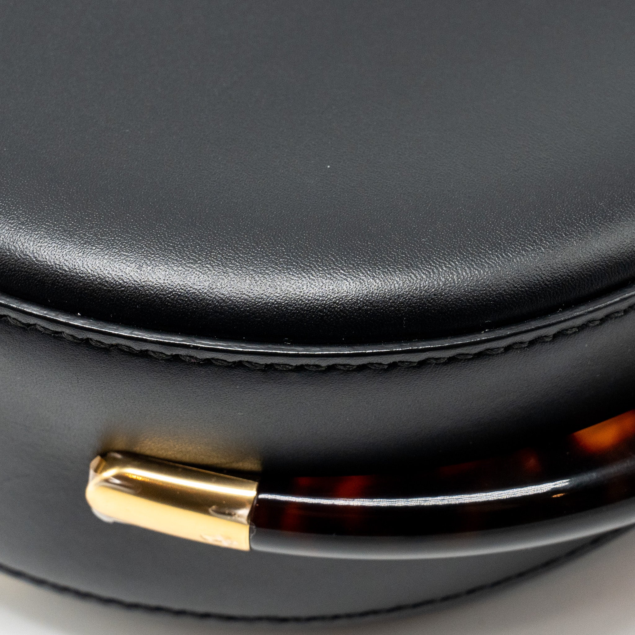 FENDI MOONLIGHT SHOULDER BAG CALFSKIN BLACK GHW