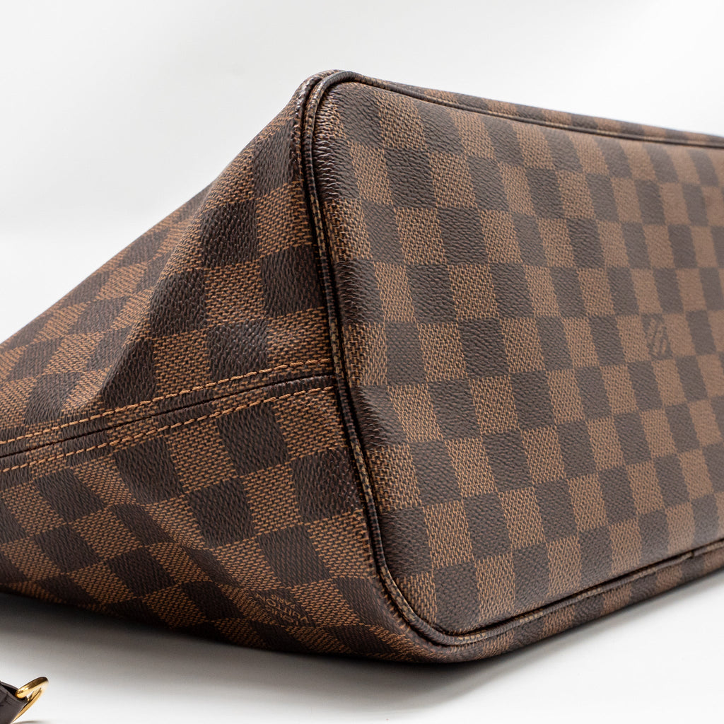 LOUIS VUITTON NEVERFULL MM DAMIER EBENE GHW