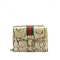 GUCCI DIONYSUS PYTHON MEDIUM SHOULDER BAG IN BEIGE