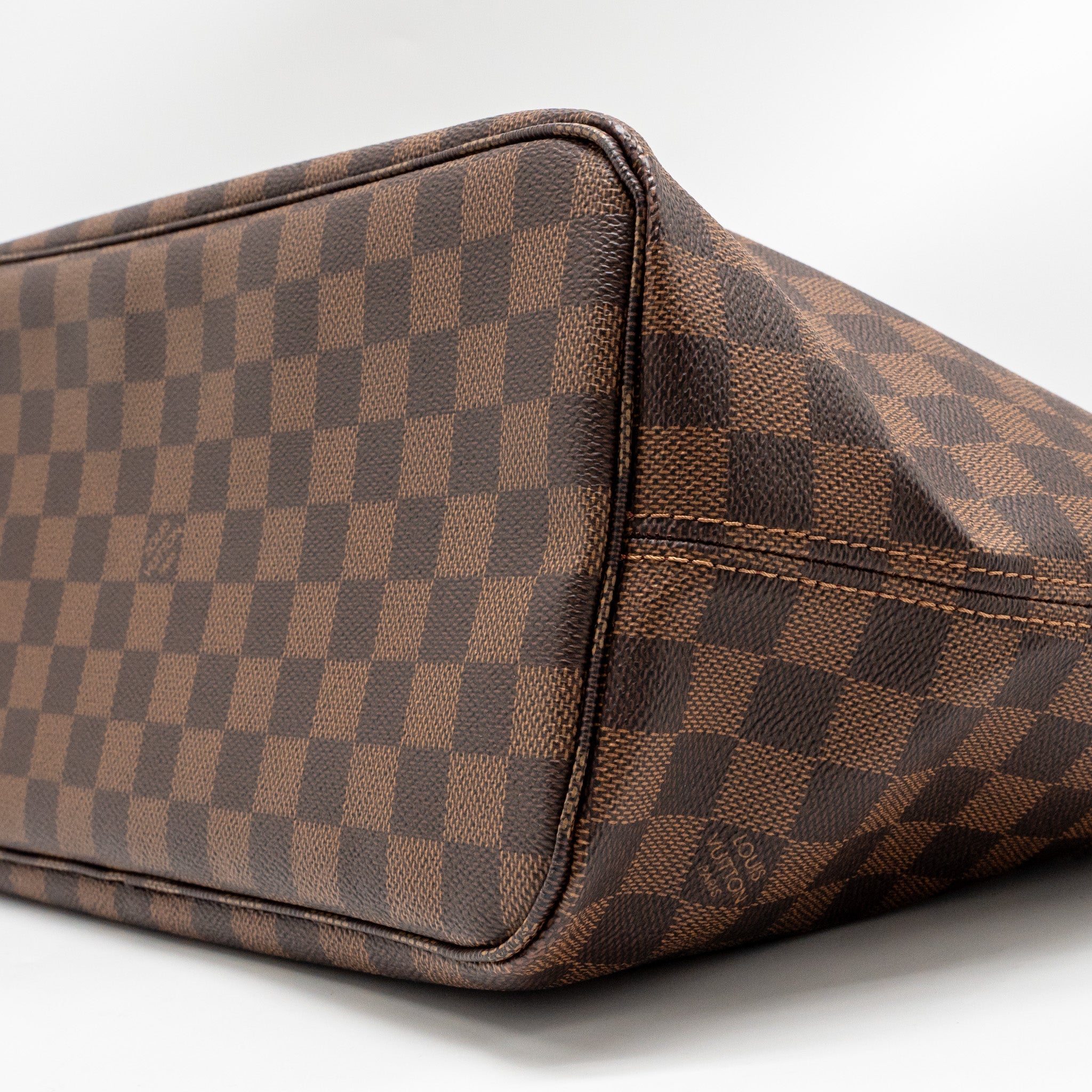 LOUIS VUITTON NEVERFULL MM DAMIER EBENE GHW