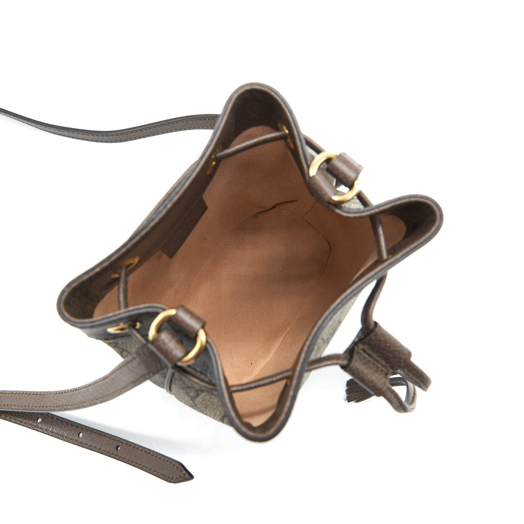 GUCCI OPHIDIA MINI GG BUCKET BAG