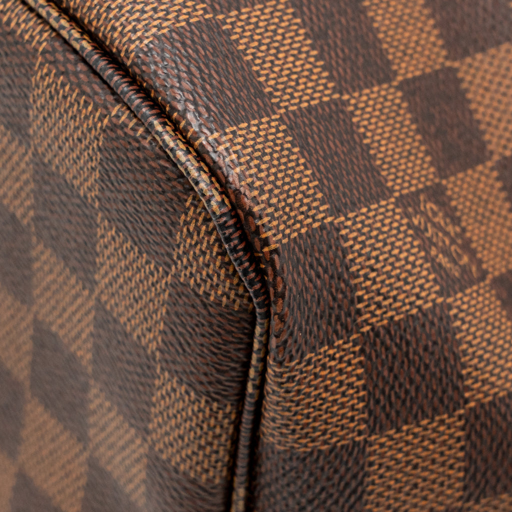 LOUIS VUITTON NEVERFULL MM DAMIER EBENE GHW