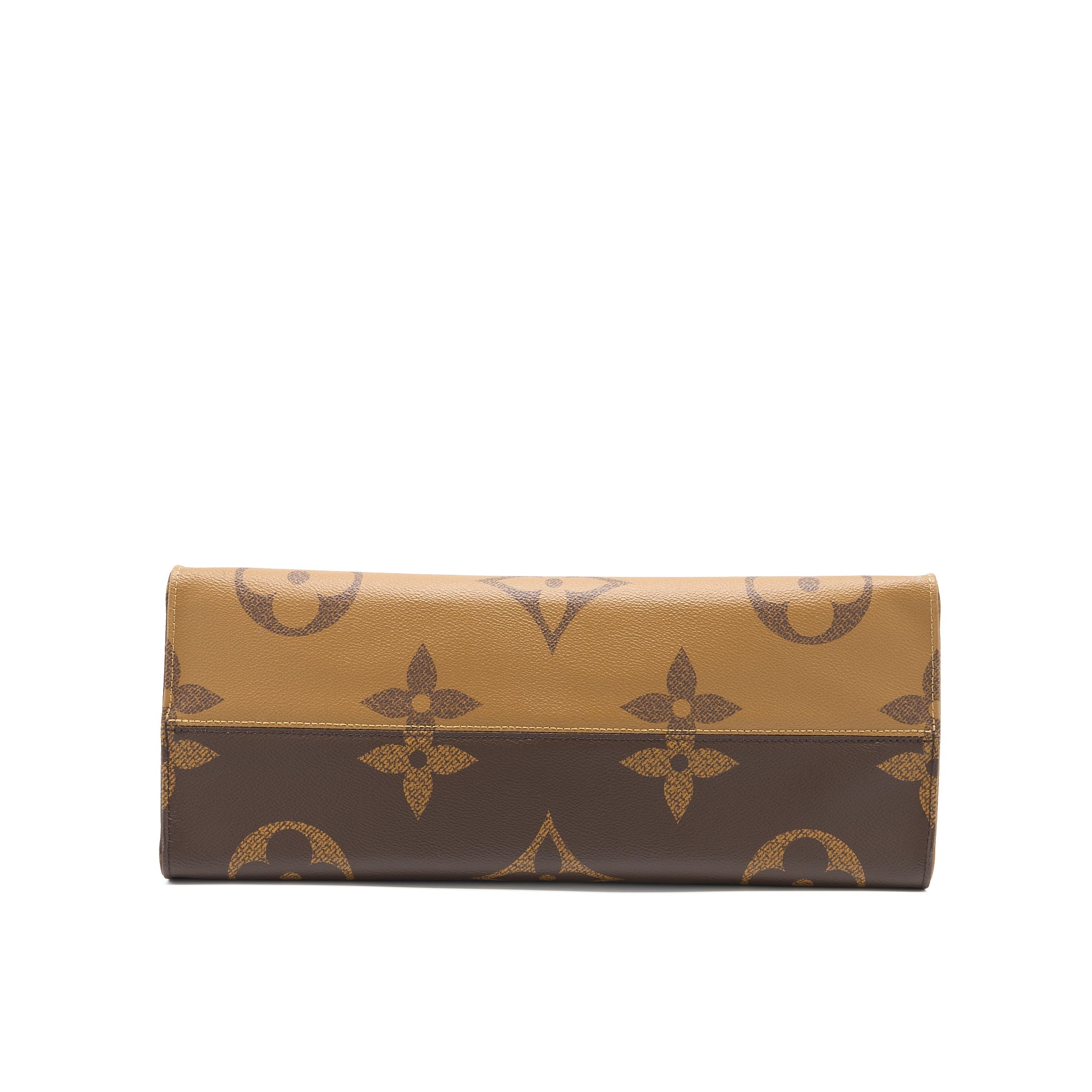 LOUIS VUITTON ON THE GO GM MONOGRAM REVERSE CANVAS GHW