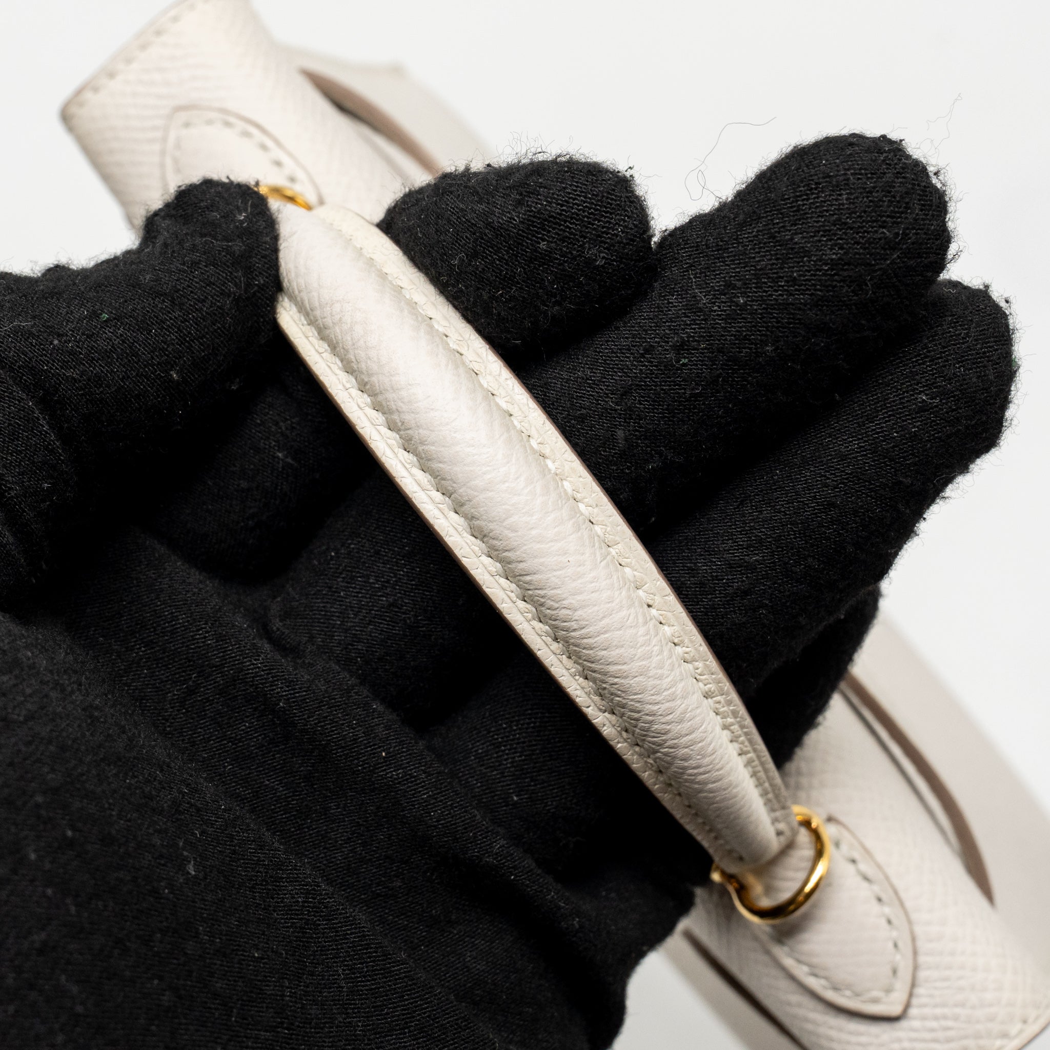 HERMES MINI KELLY II EPSOM GRIS PALE GHW