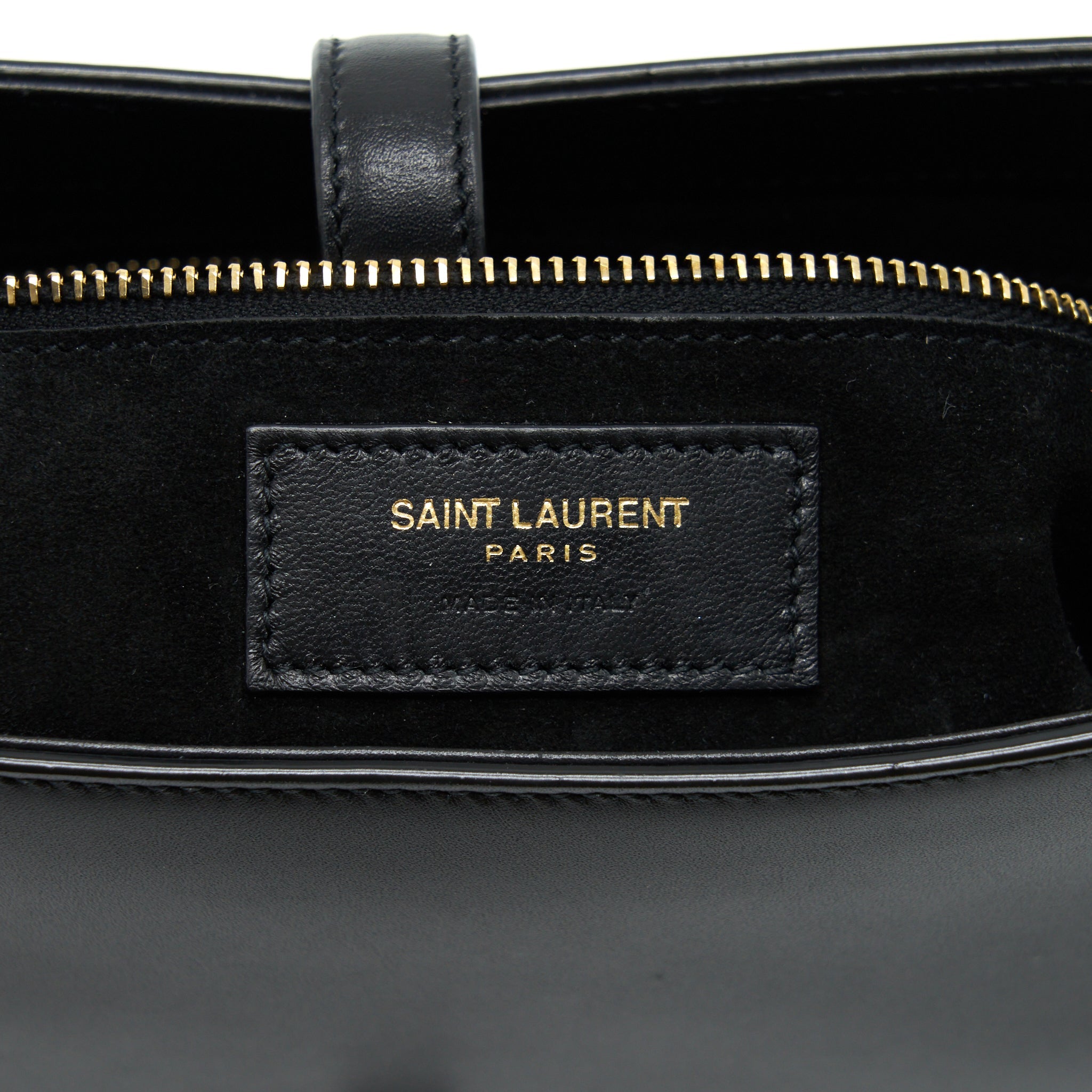 SAINT LAURENT/YSL LE5 A7 HOBO BAG SMOOTH CALFSKIN BLACK GHW