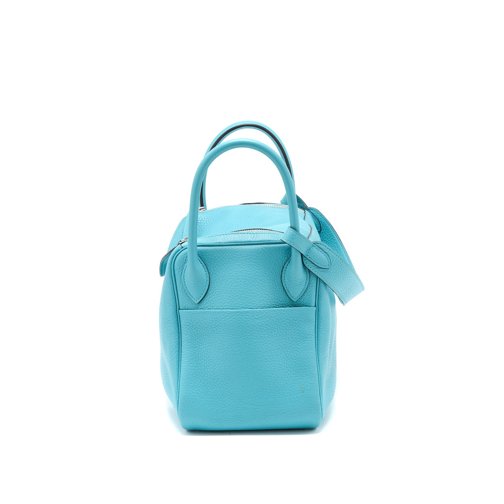 HERMES LINDY 30 CLEMENCE 3P BLUE ATOLL SHW