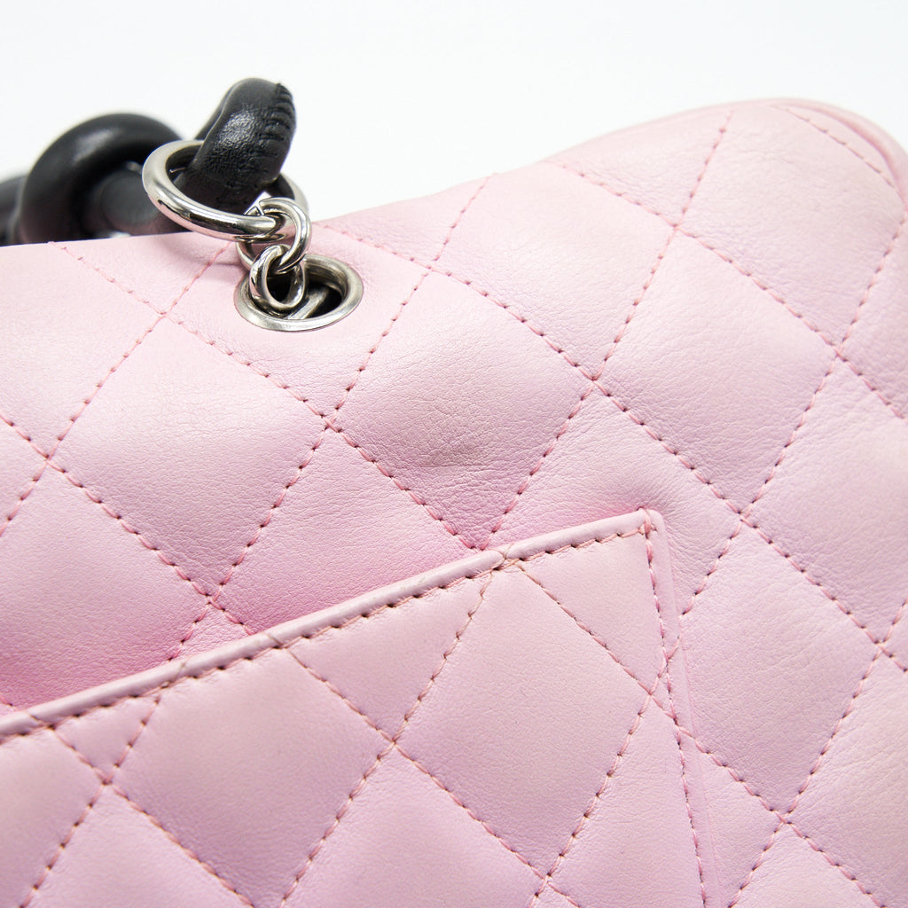 CHANEL CAMBON ALIGNED LARGE REPORTER BAG IN PINK