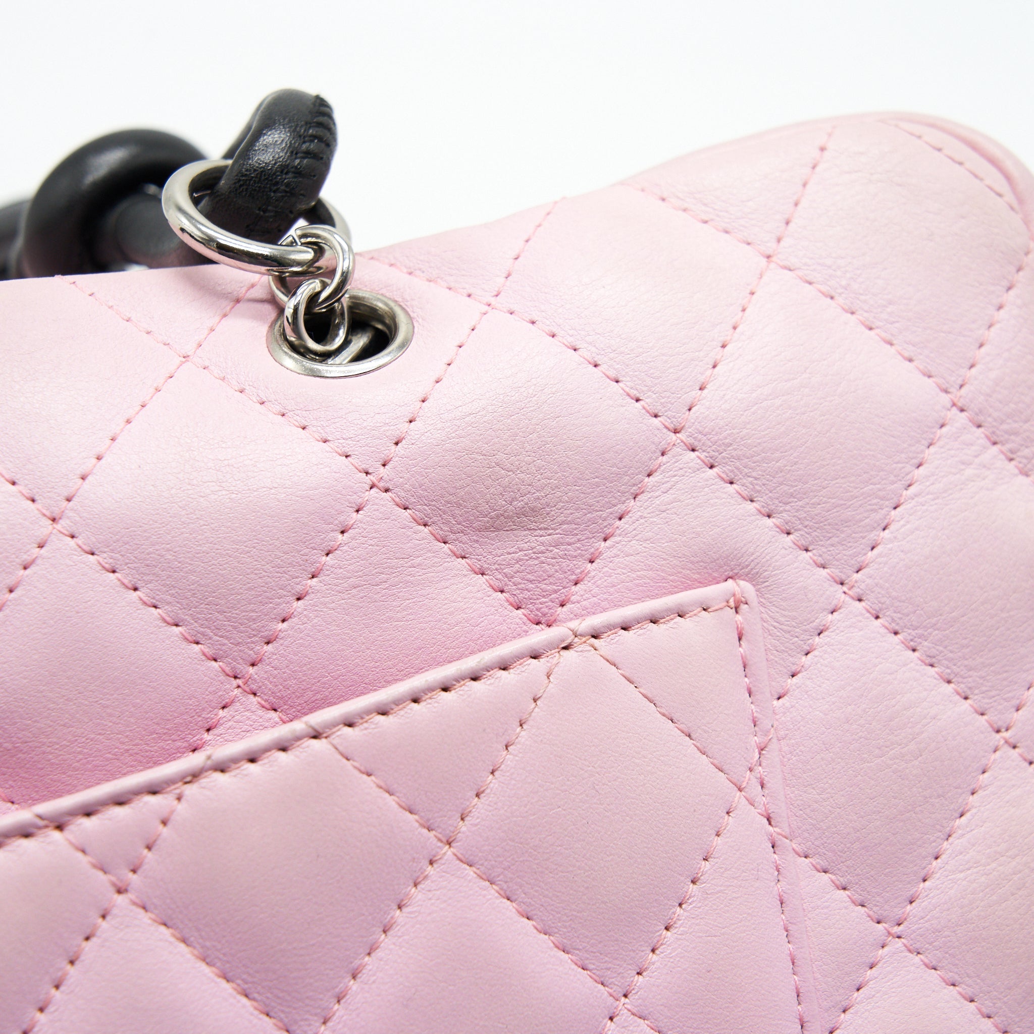 CHANEL CAMBON ALIGNED LARGE REPORTER BAG IN PINK