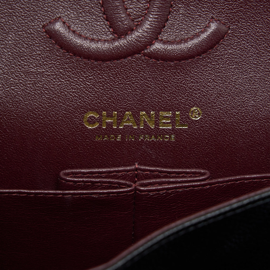 CHANEL SMALL CLASSIC DOUBLE FLAP CAVIAR BLACK GHW