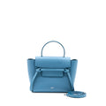 CELINE NANO BELT BAG GRAINED CALFSKIN BLUE SHW