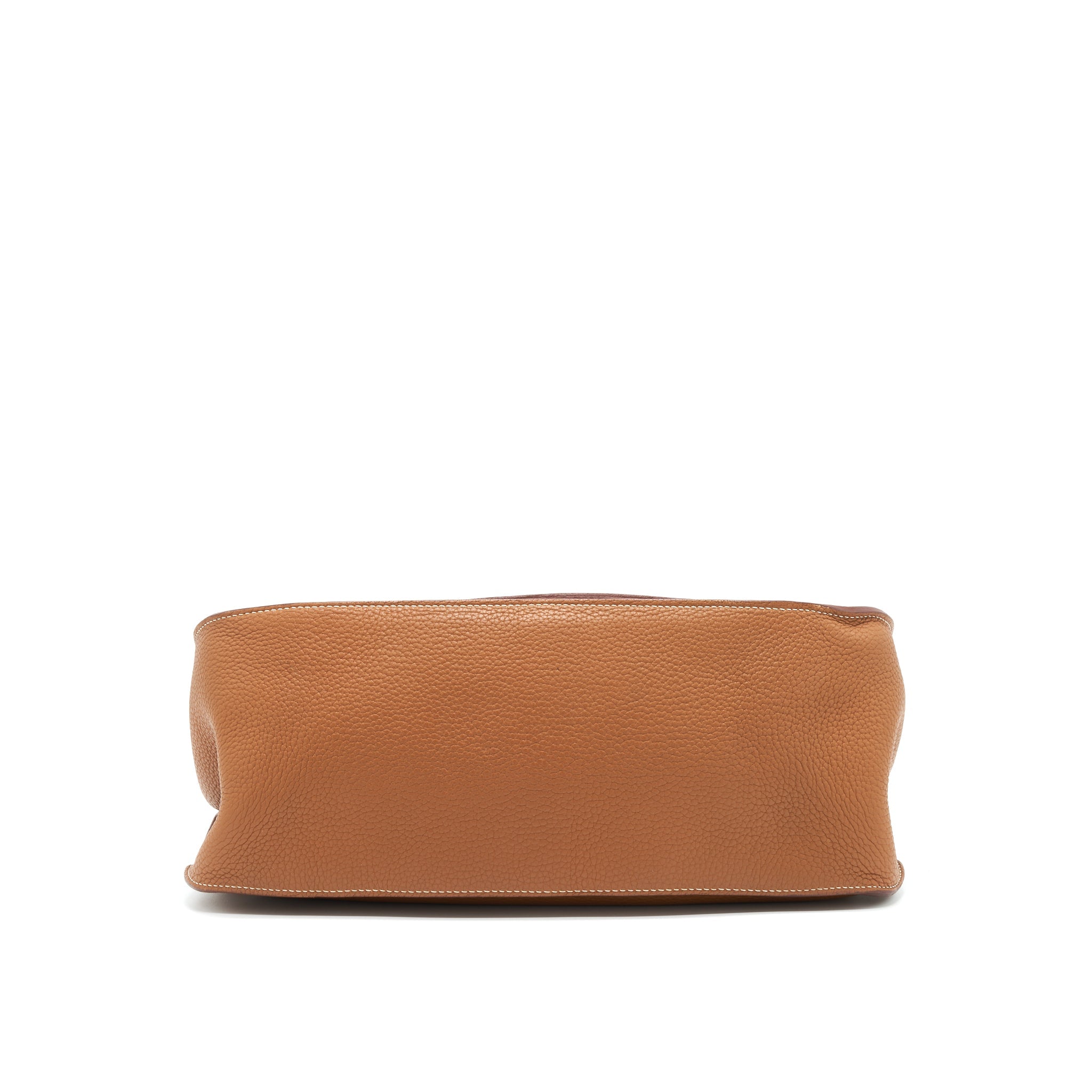 HERMES JYPSIERE 34 BAG GOLD CLEMENCE LEATHER SHW