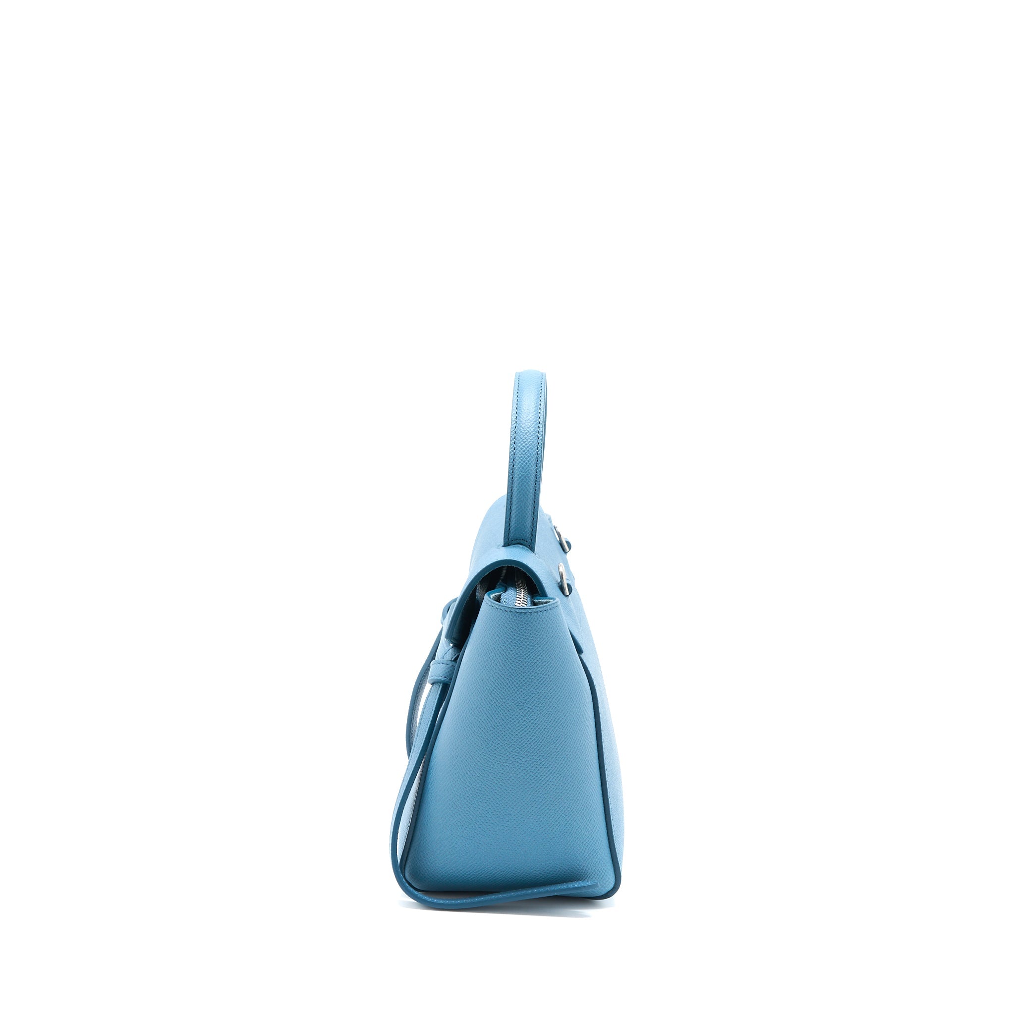 CELINE NANO BELT BAG GRAINED CALFSKIN BLUE SHW