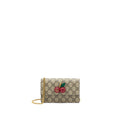 GUCCI SUPREME MINI BAG CHERRIES GG SUPREME CANVAS GHW
