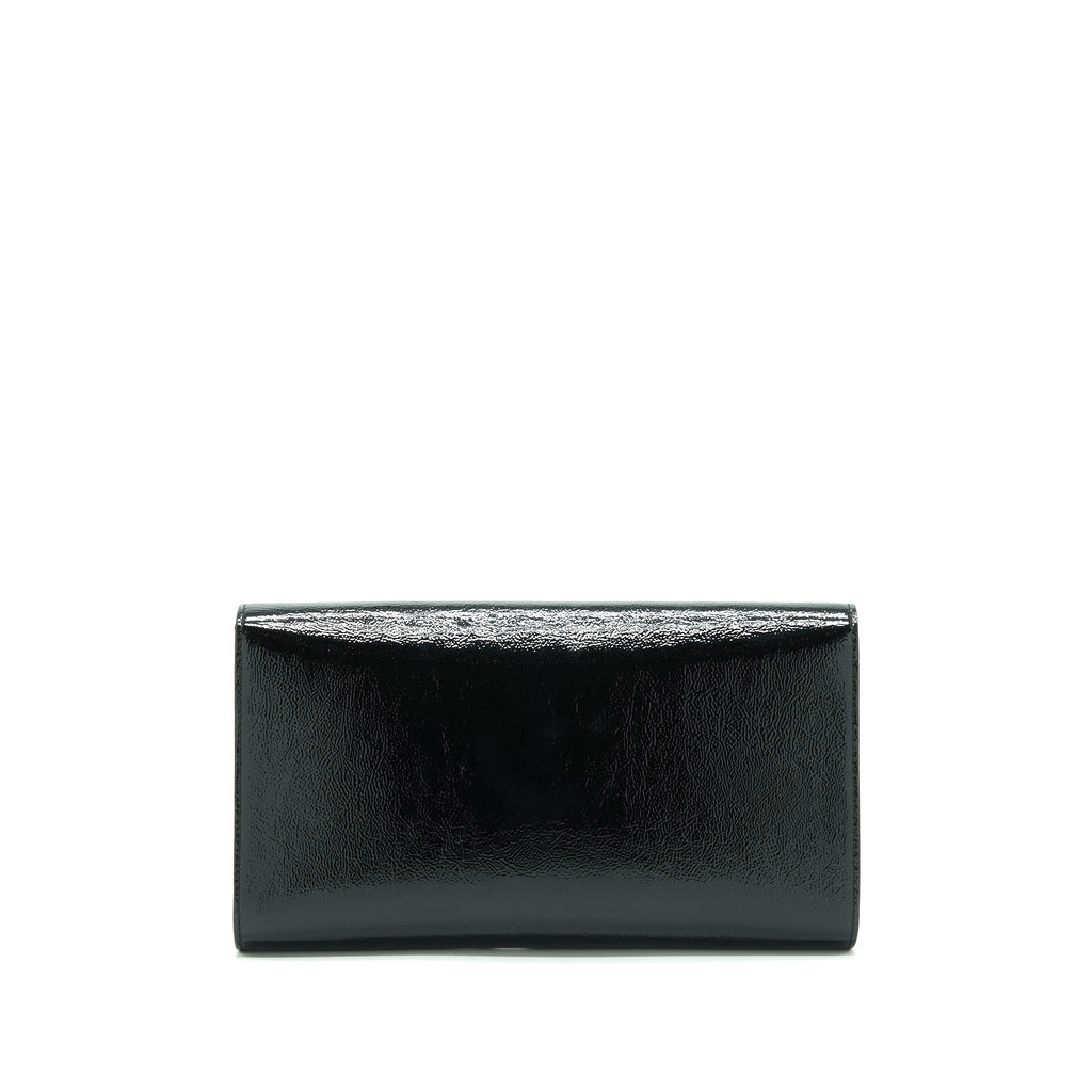 SAINT LAURENT / YSL CLUTCH PATENT BLACK