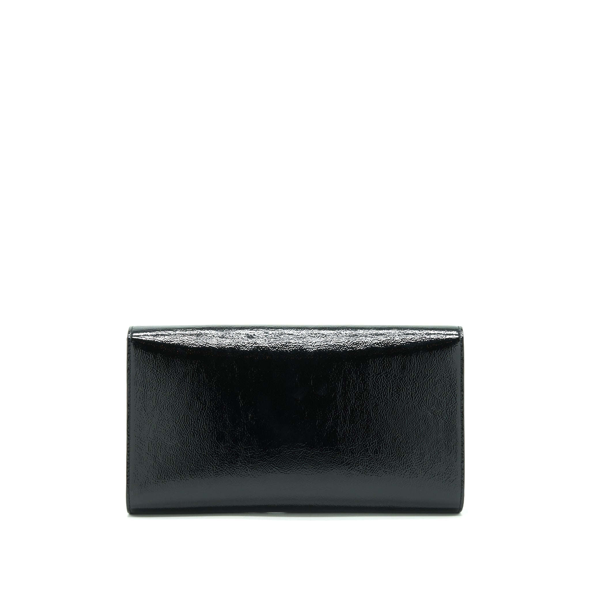 SAINT LAURENT / YSL CLUTCH PATENT BLACK