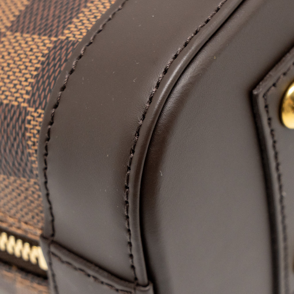 LOUIS VUITTON ALMA BB DAMIER EBENE CANVAS GHW