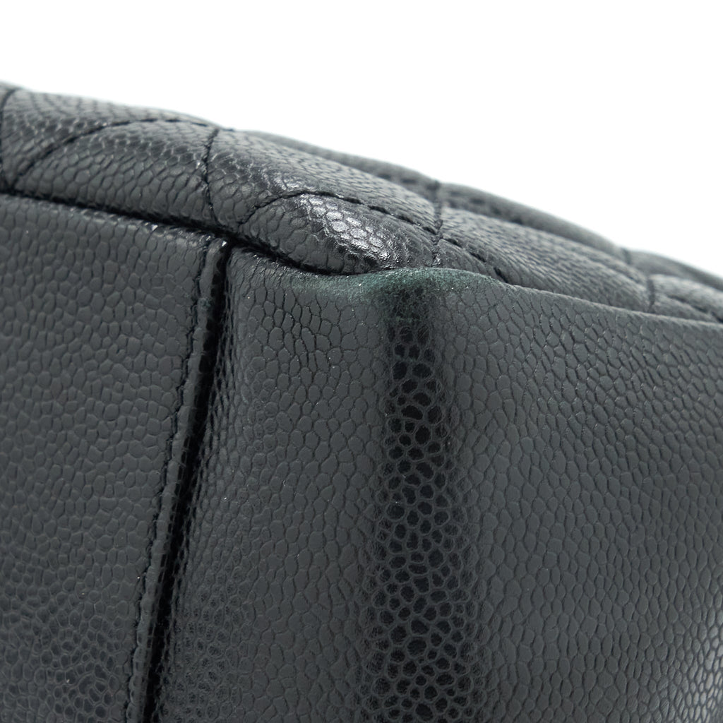 CHANEL GRAND SHOPPING TOTE CAVIAR BLACK GHW