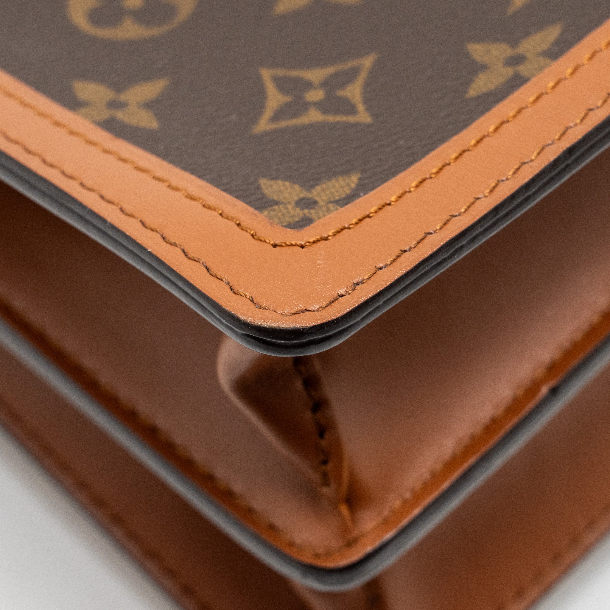 LOUIS VUITTON DAUPHINE MM MONOGRAM REVERSE CANVAS GHW