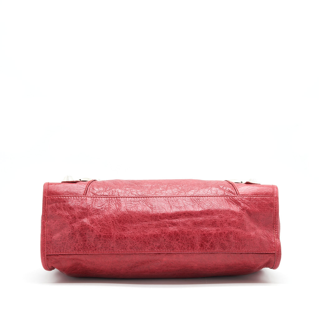 BALENCIAGA GIANT CITY BAG RED SHW