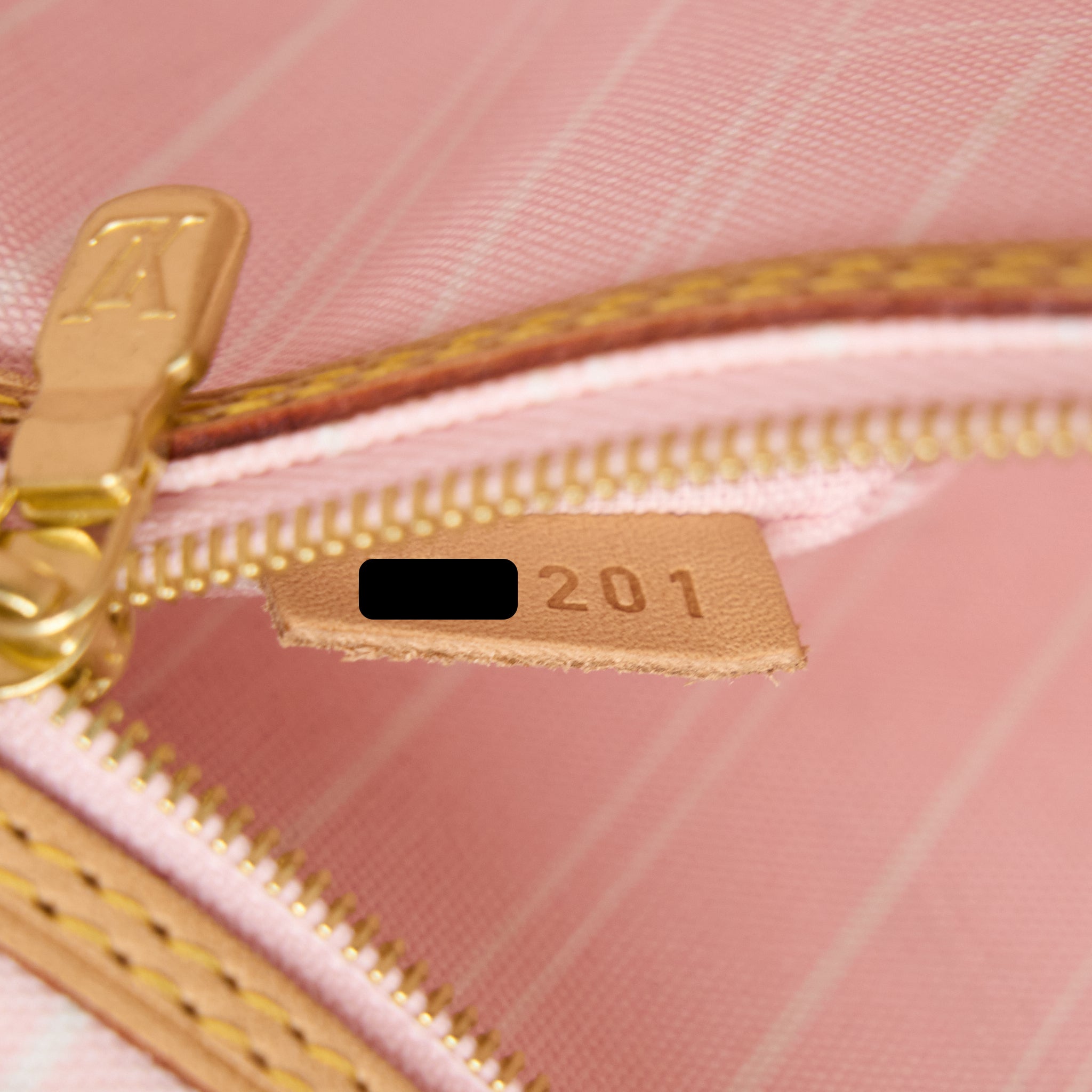 LOUIS VUITTON NEVERFULL MM BY THE POOL OMBRÉ ROSE GHW