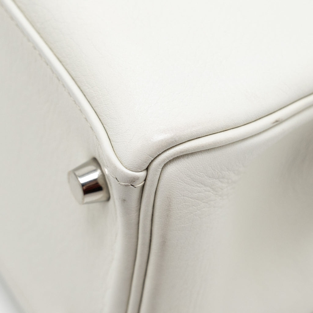 HERMES KELLY 28 EVERCOLOR BLANC SHW