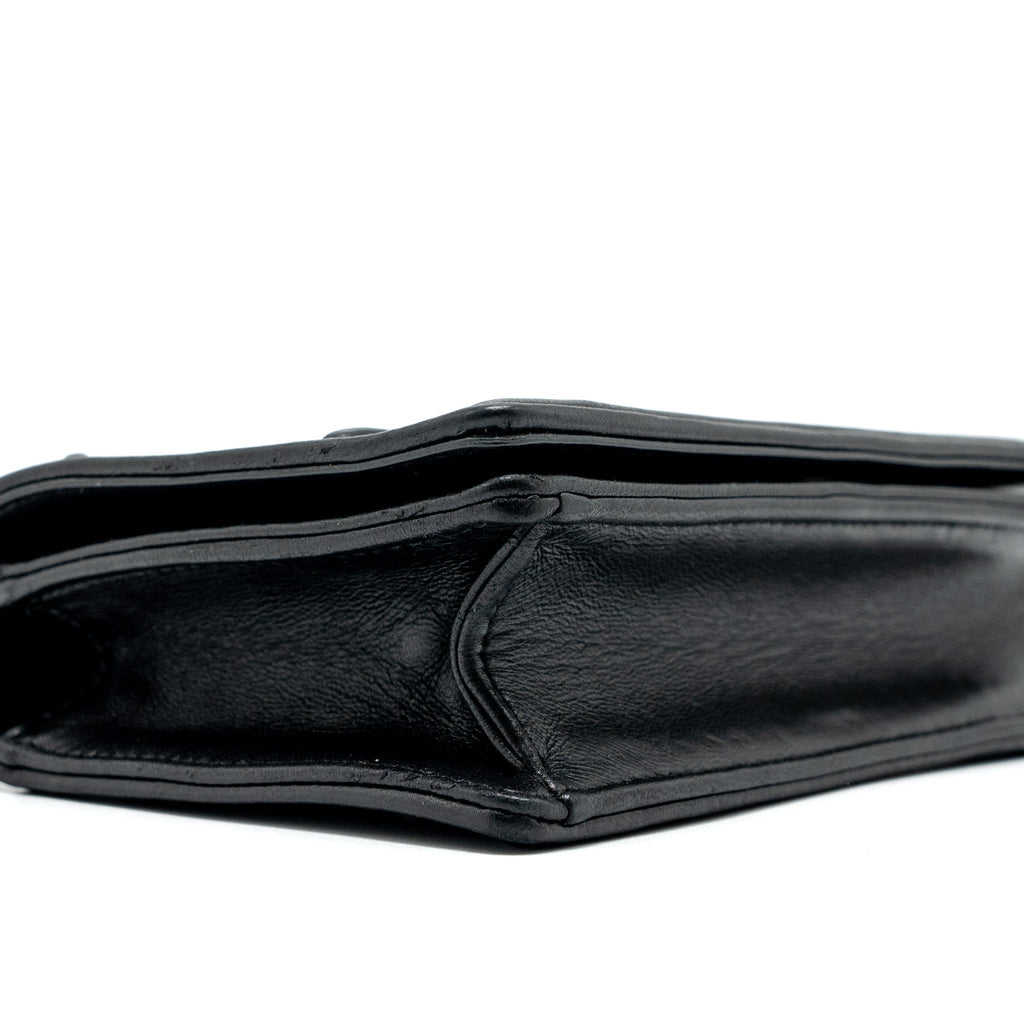 DIOR MINI DIORAMA BAG CALFSKIN BLACK SHW