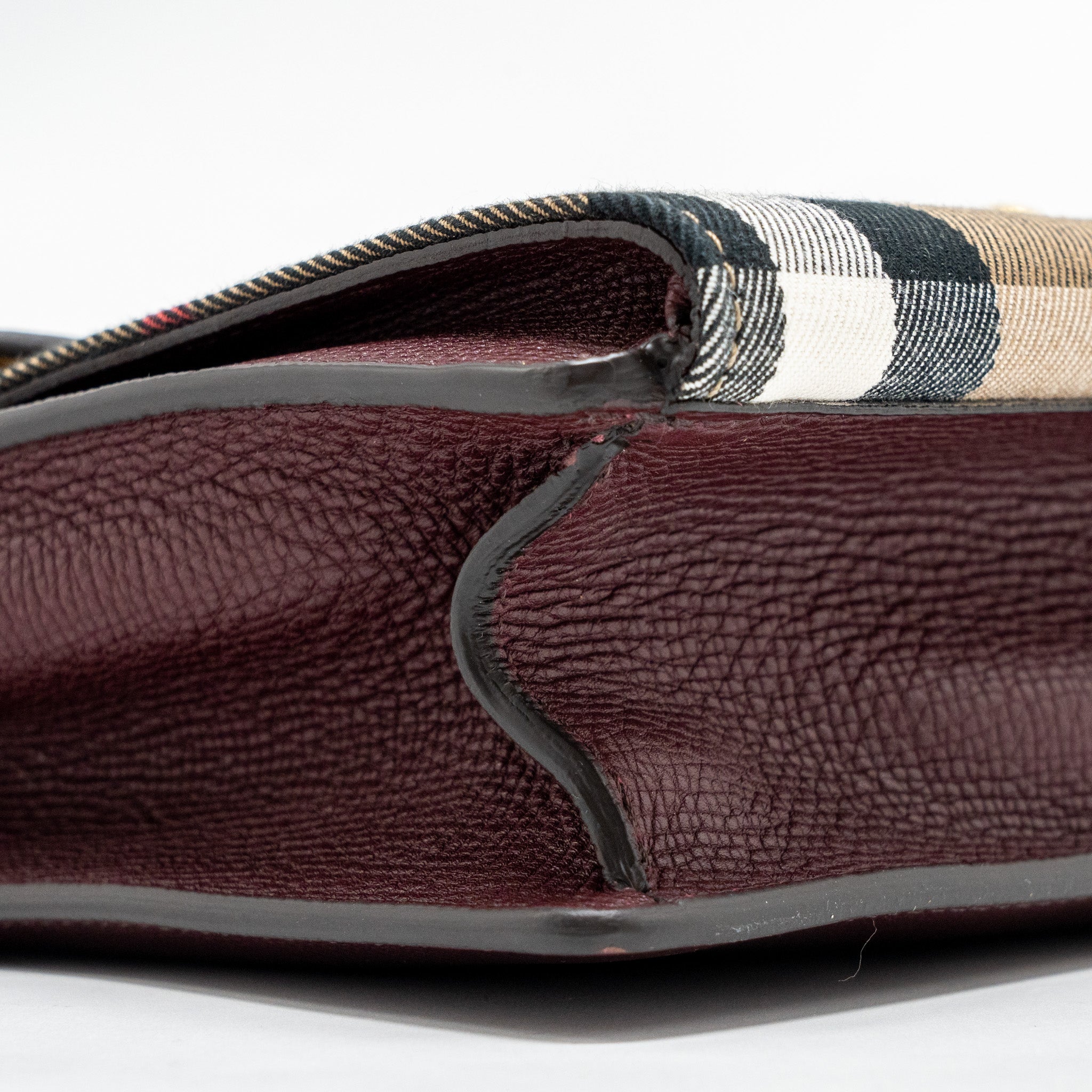 BURBERRY HOUSE CHECK CROSSBODY BAG CANVAS/ CALFSKIN LEATHER MULTICOLOUR BROWN GHW