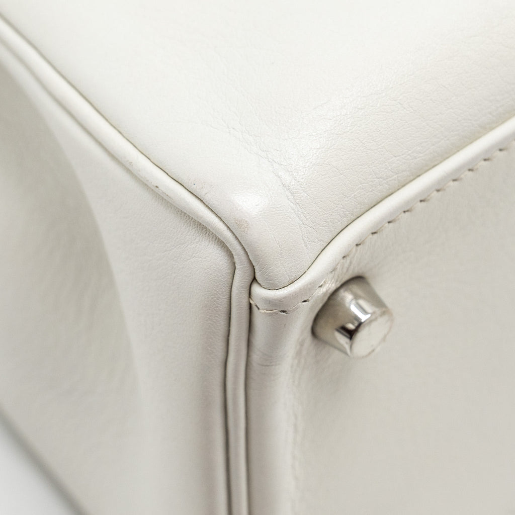 HERMES KELLY 28 EVERCOLOR BLANC SHW