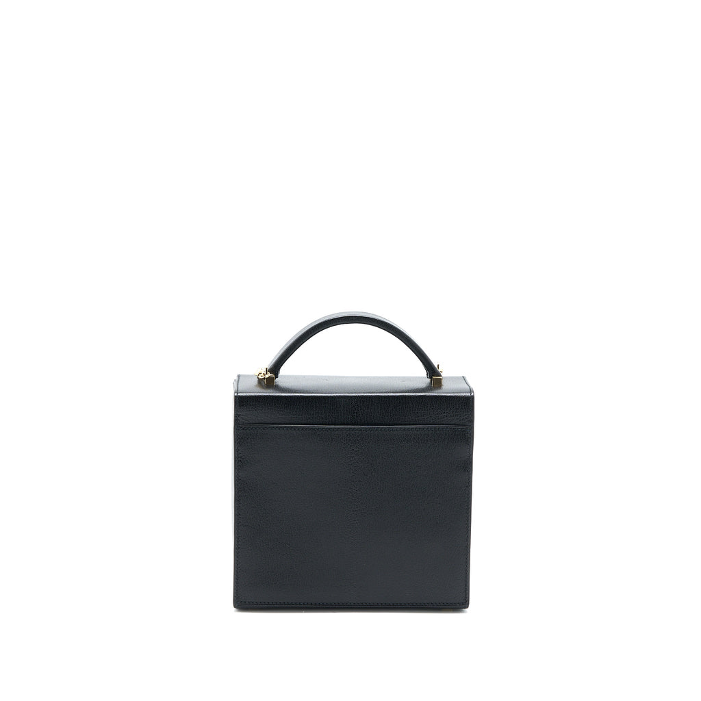 HERMES CINHETIC BAG CHEVRE CHAMKILA BLACK GHW