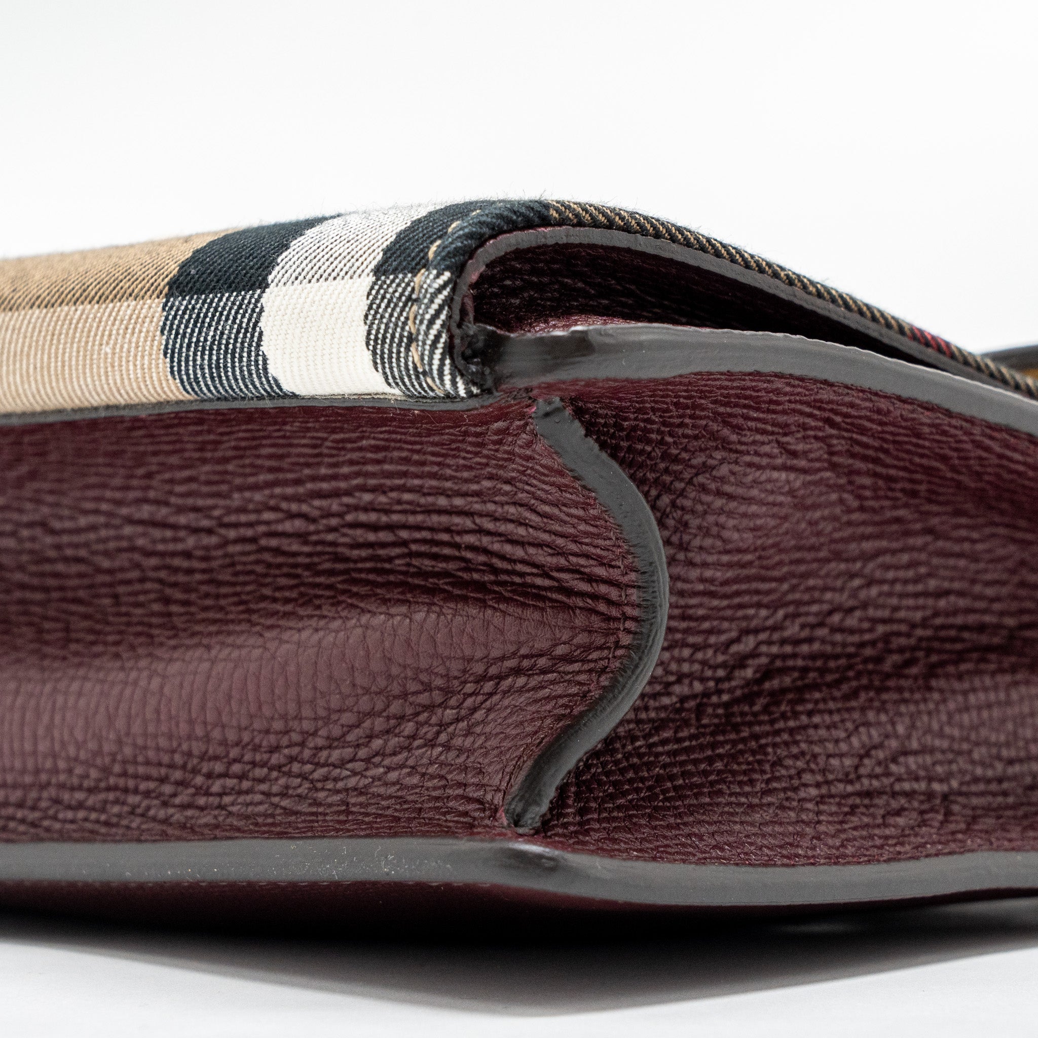 BURBERRY HOUSE CHECK CROSSBODY BAG CANVAS/ CALFSKIN LEATHER MULTICOLOUR BROWN GHW