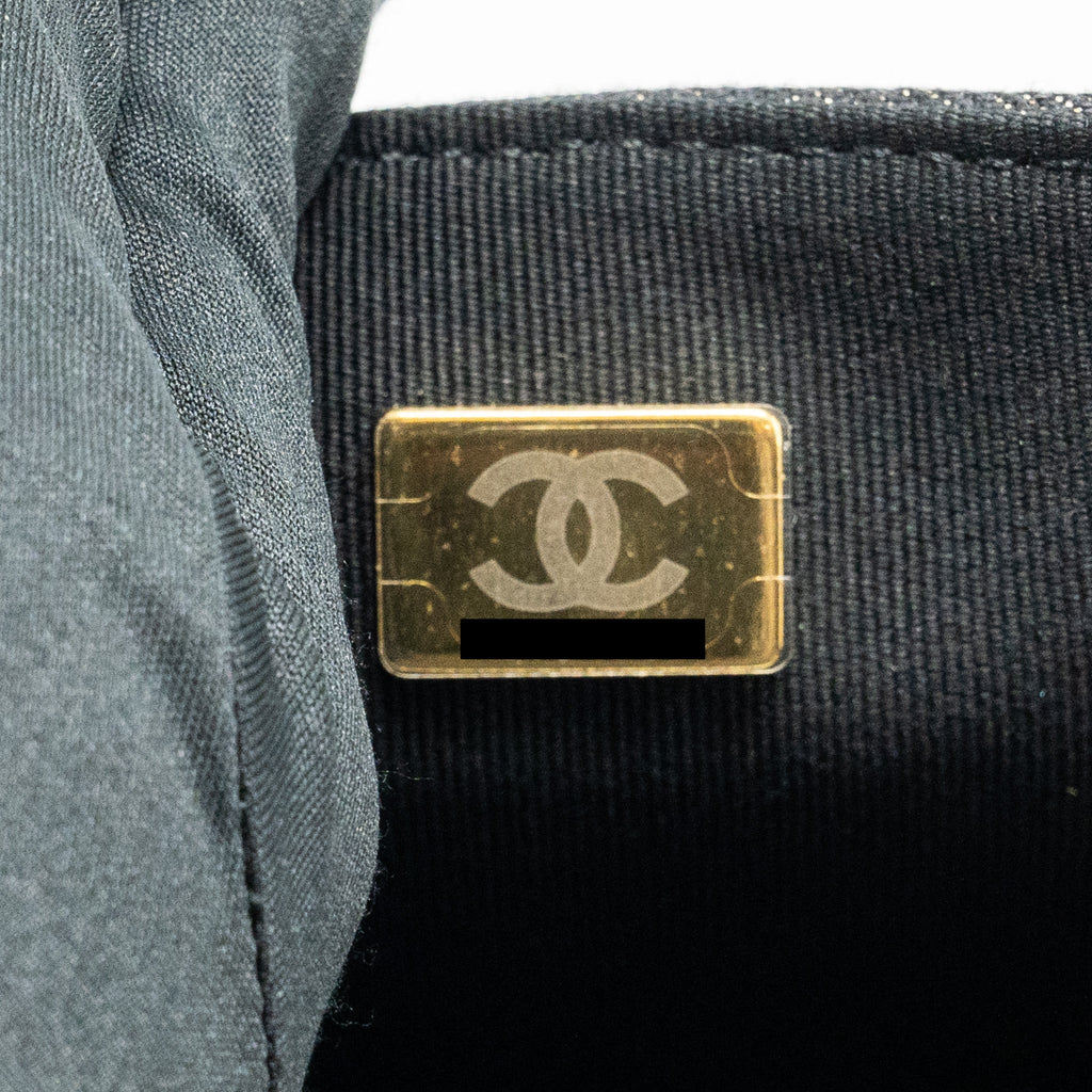 CHANEL 23S FLAP BACKPACK DENIM DARK BLUE WITH BRUSHED GHW (MICROCHIP)