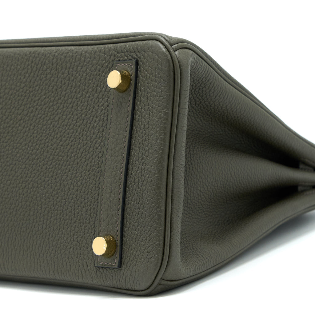 HERMES BIRKIN 25 TOGO C6 VERT DE GRIS GHW
