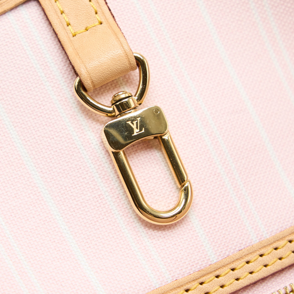 LOUIS VUITTON NEVERFULL MM BY THE POOL OMBRÉ ROSE GHW