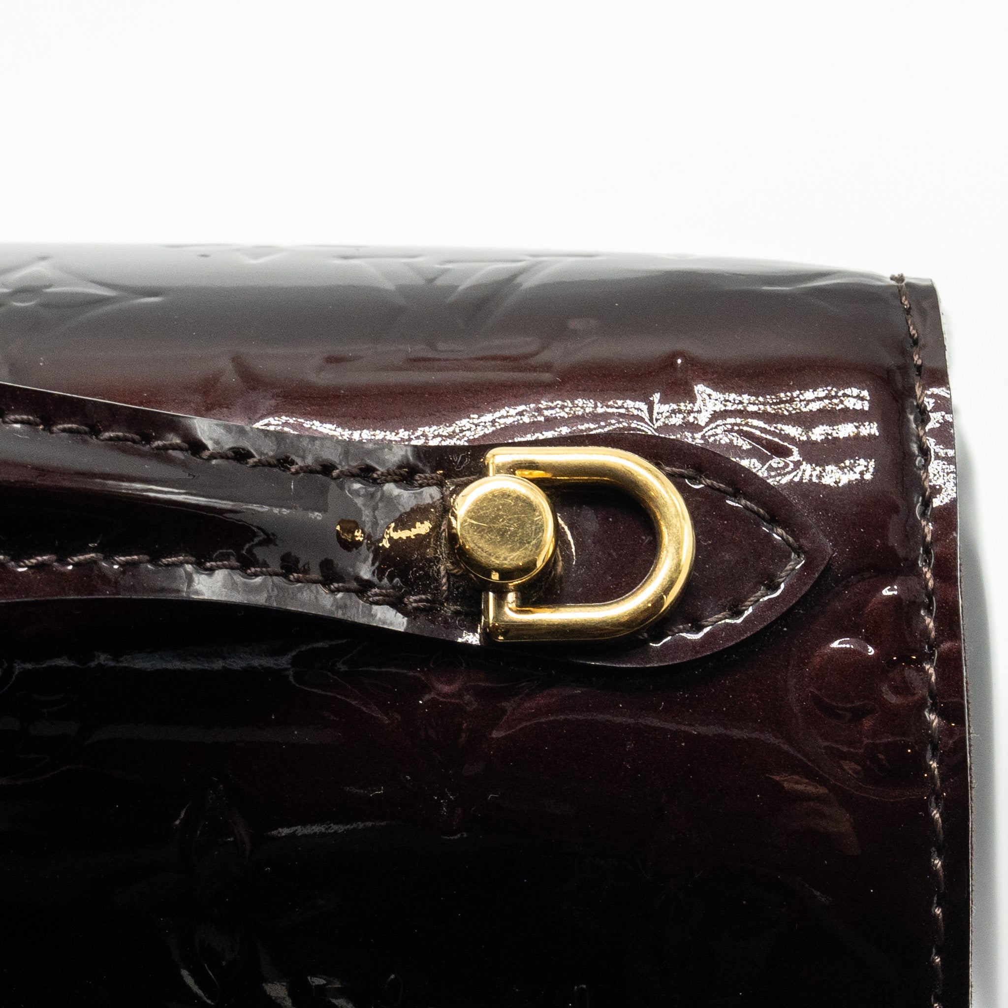 LOUIS VUITTON MIRANDA BAG MONOGRAM VERNIS AMARANTE GHW