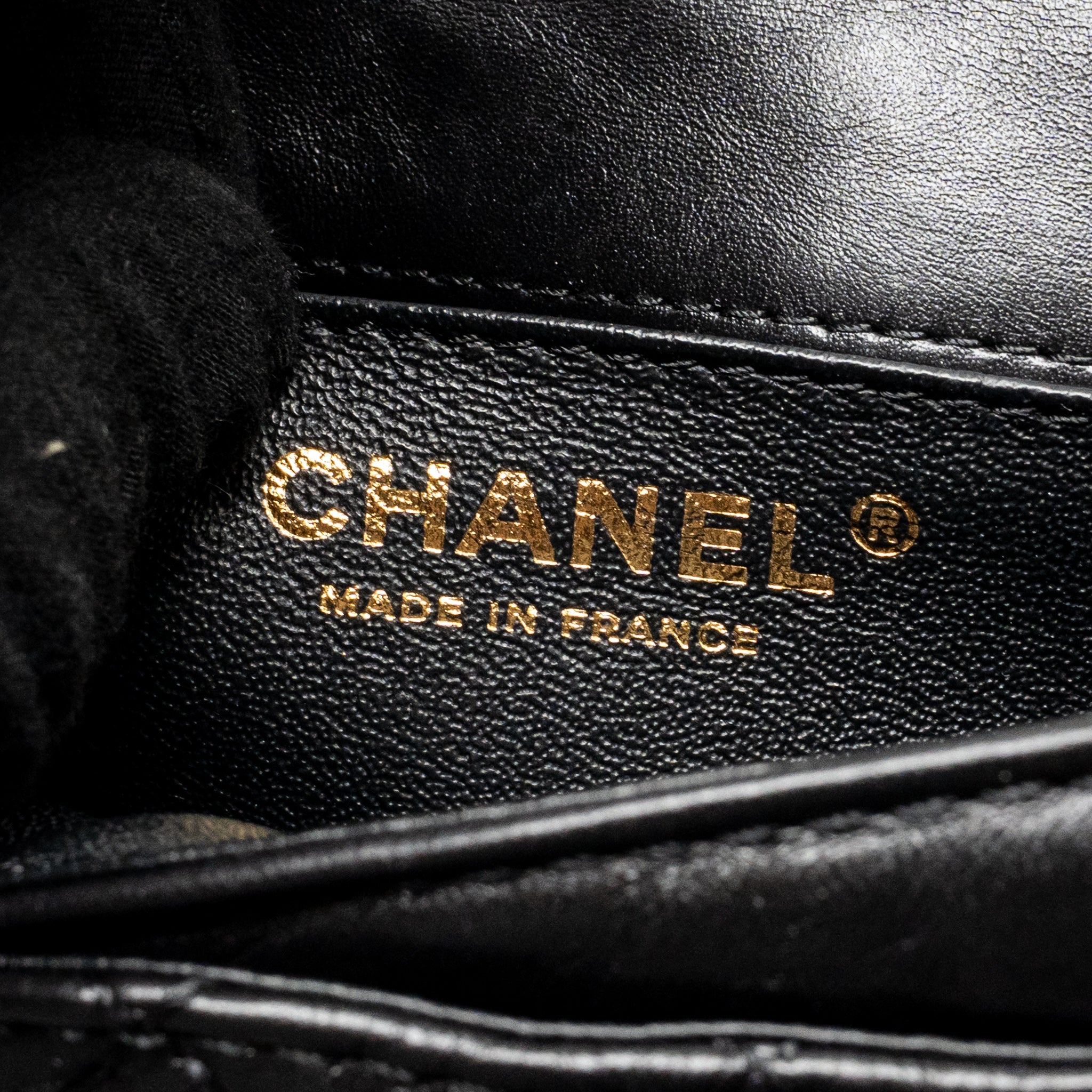CHANEL 2.55 REISSUE WAIST BAG AGED CALFSKIN BLACK GHW