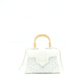 GOYARD SAIGON MINI GOYARDINE CANVAS WHITE SHW