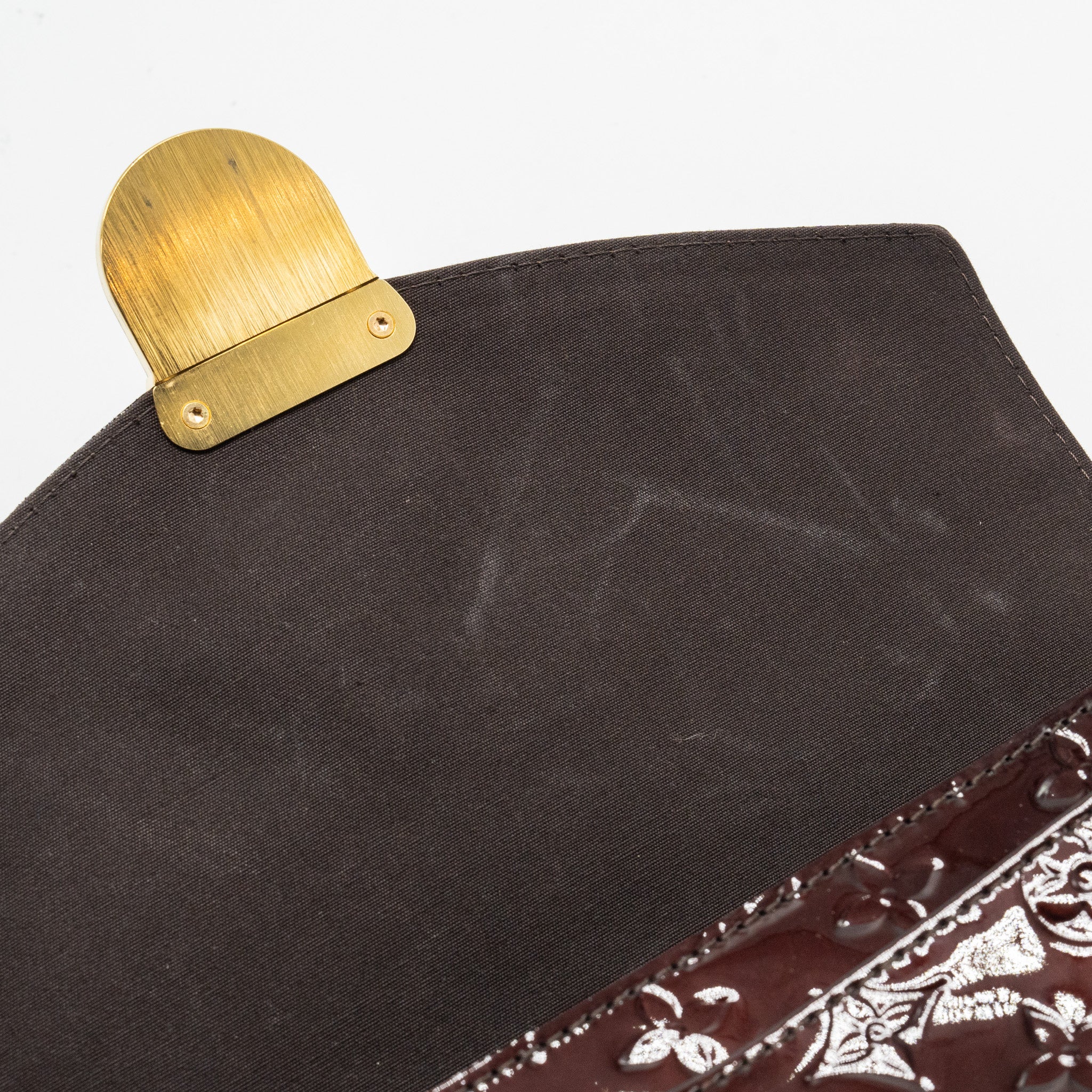 LOUIS VUITTON MIRANDA BAG MONOGRAM VERNIS AMARANTE GHW