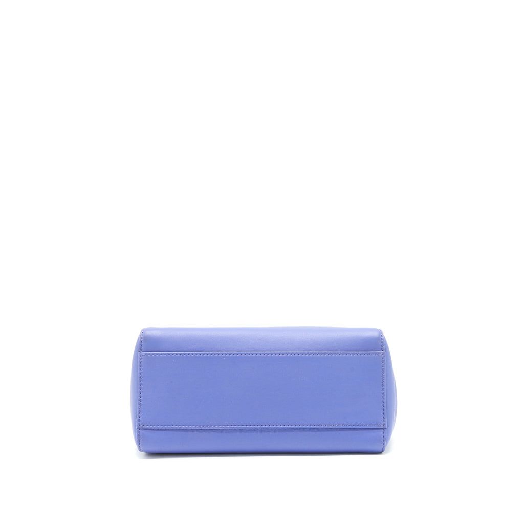 FENDI SMALL PEEKABOO LAMBSKIN PURPLE SHW