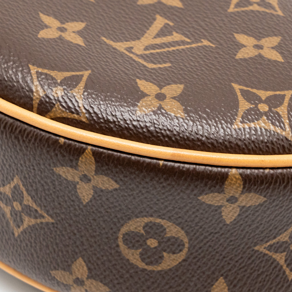 LOUIS VUITTON HALF-MOON LOOP BAGUETTE MONOGRAM CANVAS GHW