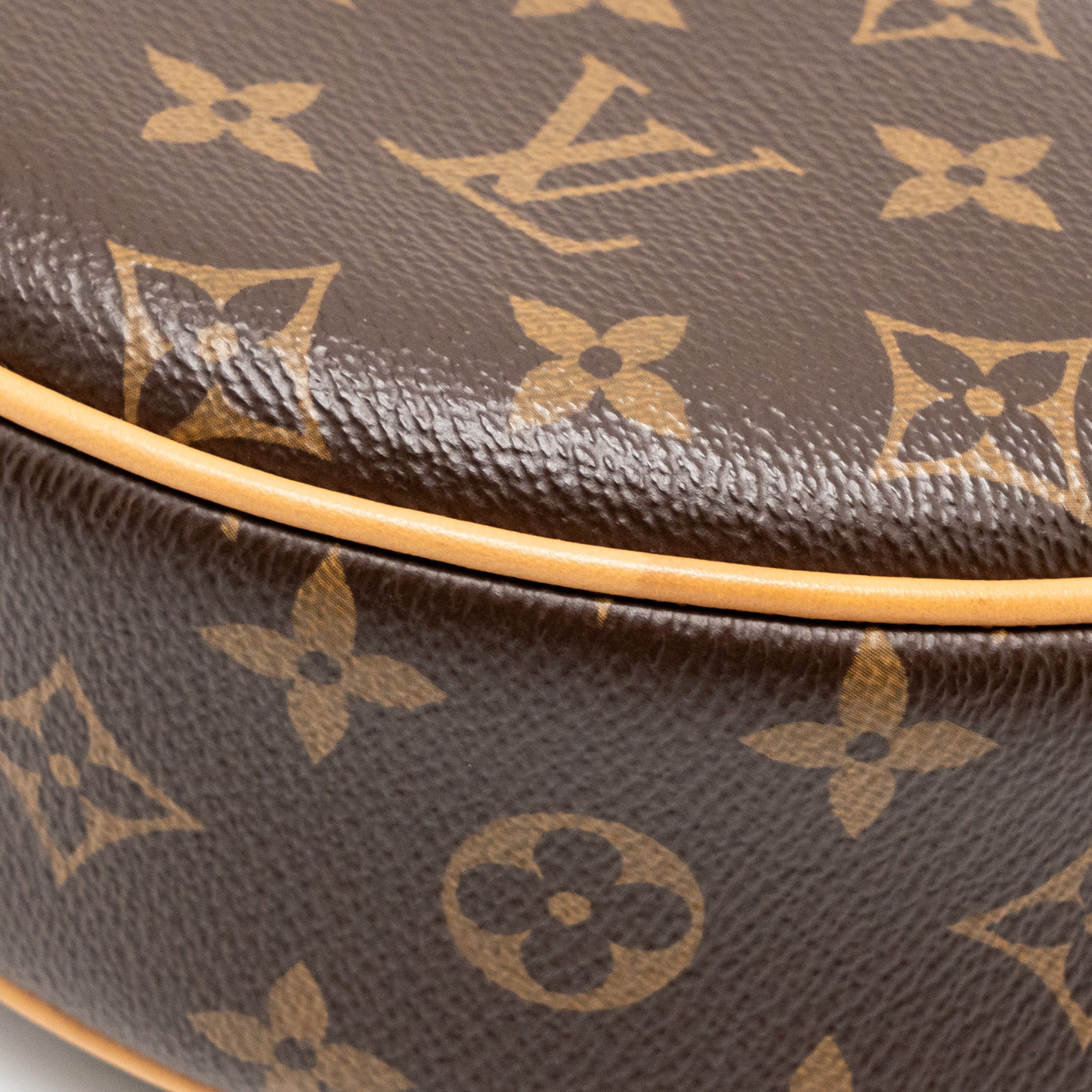 LOUIS VUITTON HALF-MOON LOOP BAGUETTE MONOGRAM CANVAS GHW