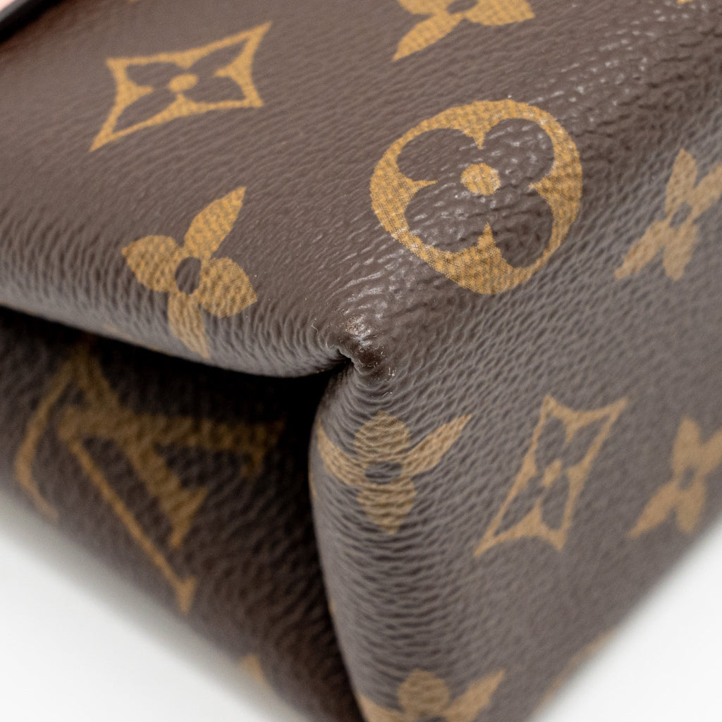 LOUIS VUITTON LOCKY BB MONOGRAM CANVAS/ROSE POUDRE GHW