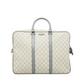 GUCCI MEN'S MONOGRAM CANVAS BRIEFCASE BEIGE