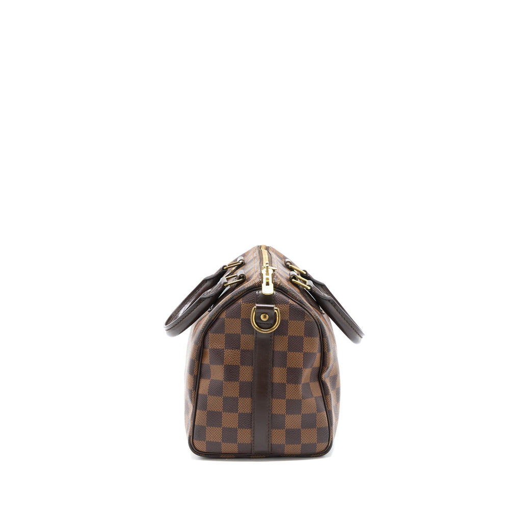 LOUIS VUITTON SPEEDY BANDOULIERE 25 DAMIER EBENE CANVAS GHW