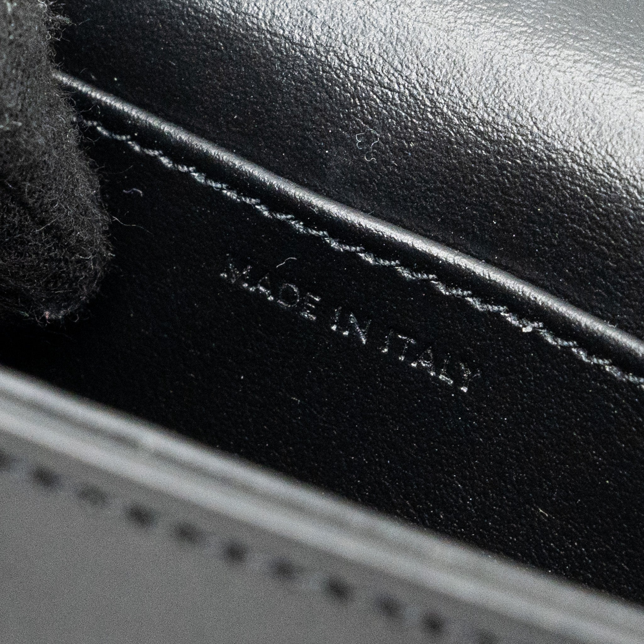 CELINE MINI CLAUDE SHINY CALFSKIN BLACK GHW